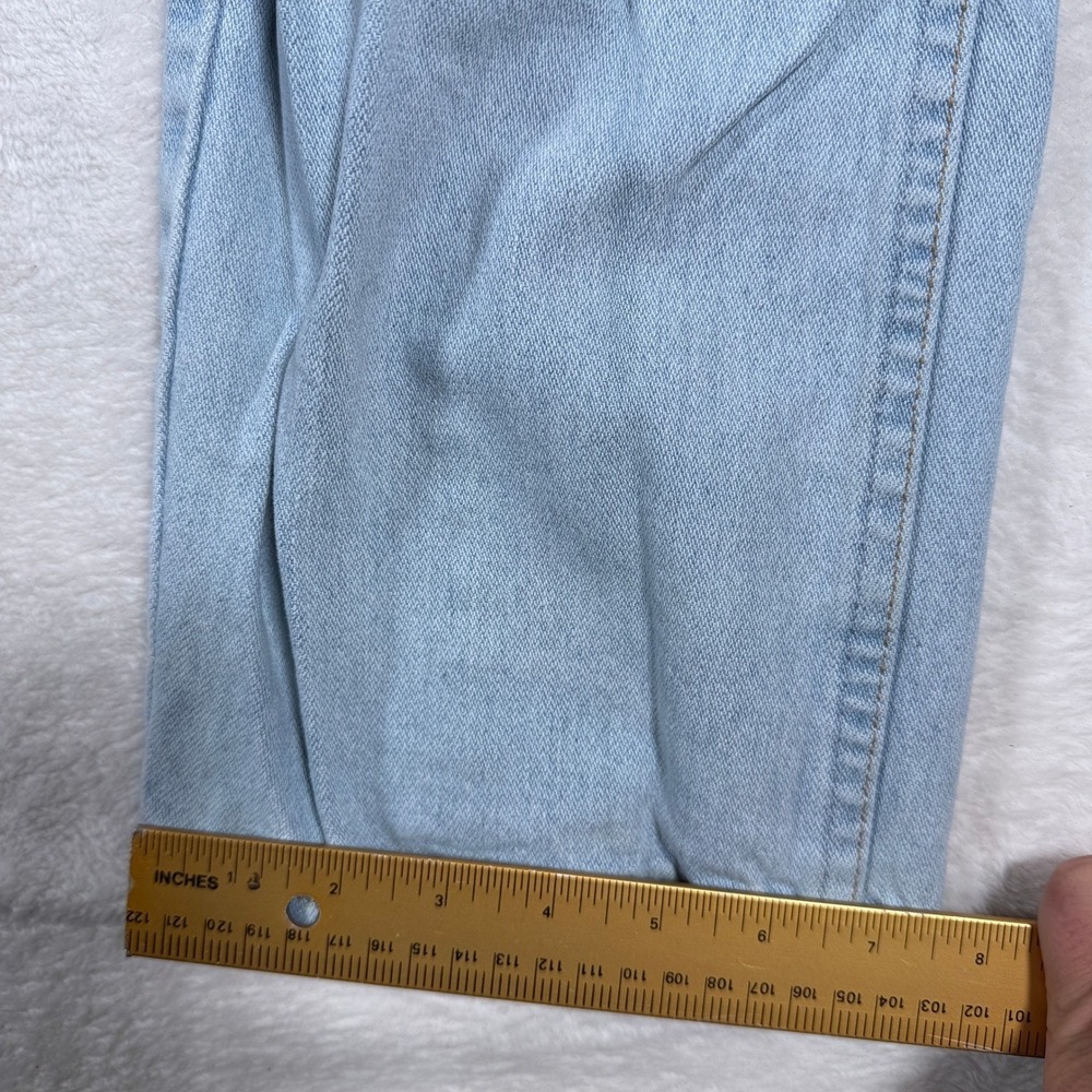 Wrangler Men Jeans Light Wash Straight Leg Denim Pants Size 36x30 Blue - Picture 8 of 13